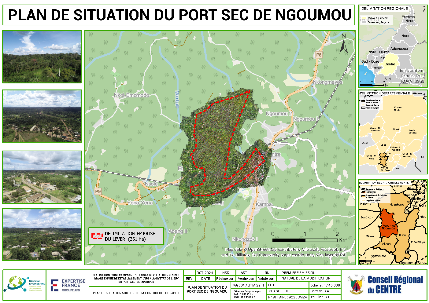 Port Sec de Ngoumou (700 ha)